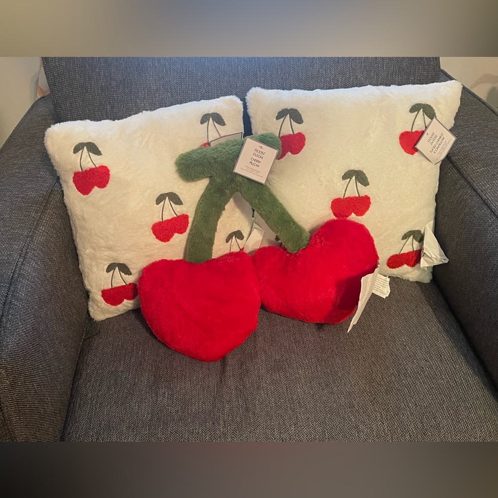 Cherry Throw Pillow